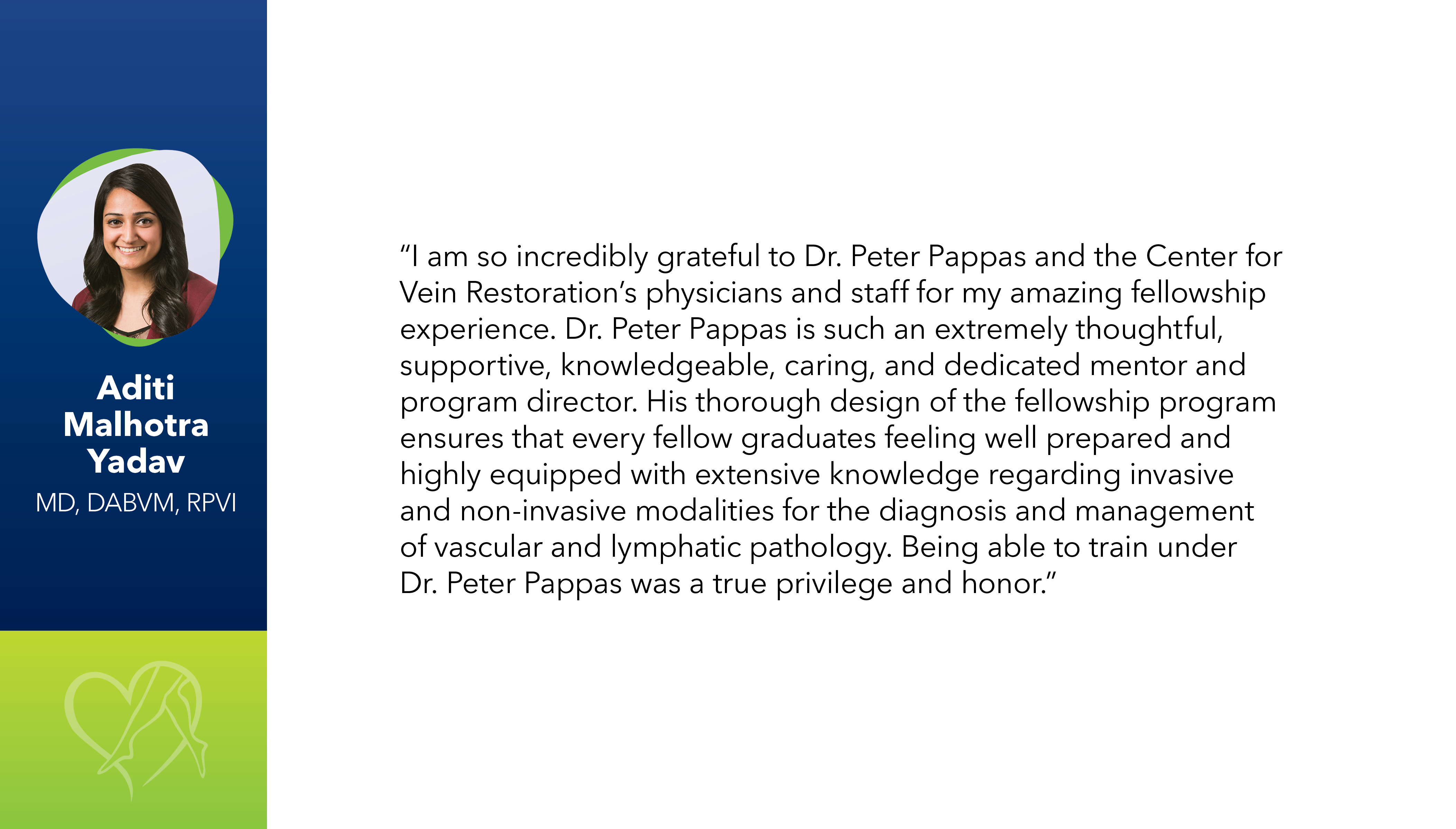 Fellow Testimonial Aditi Malhotra Yadav