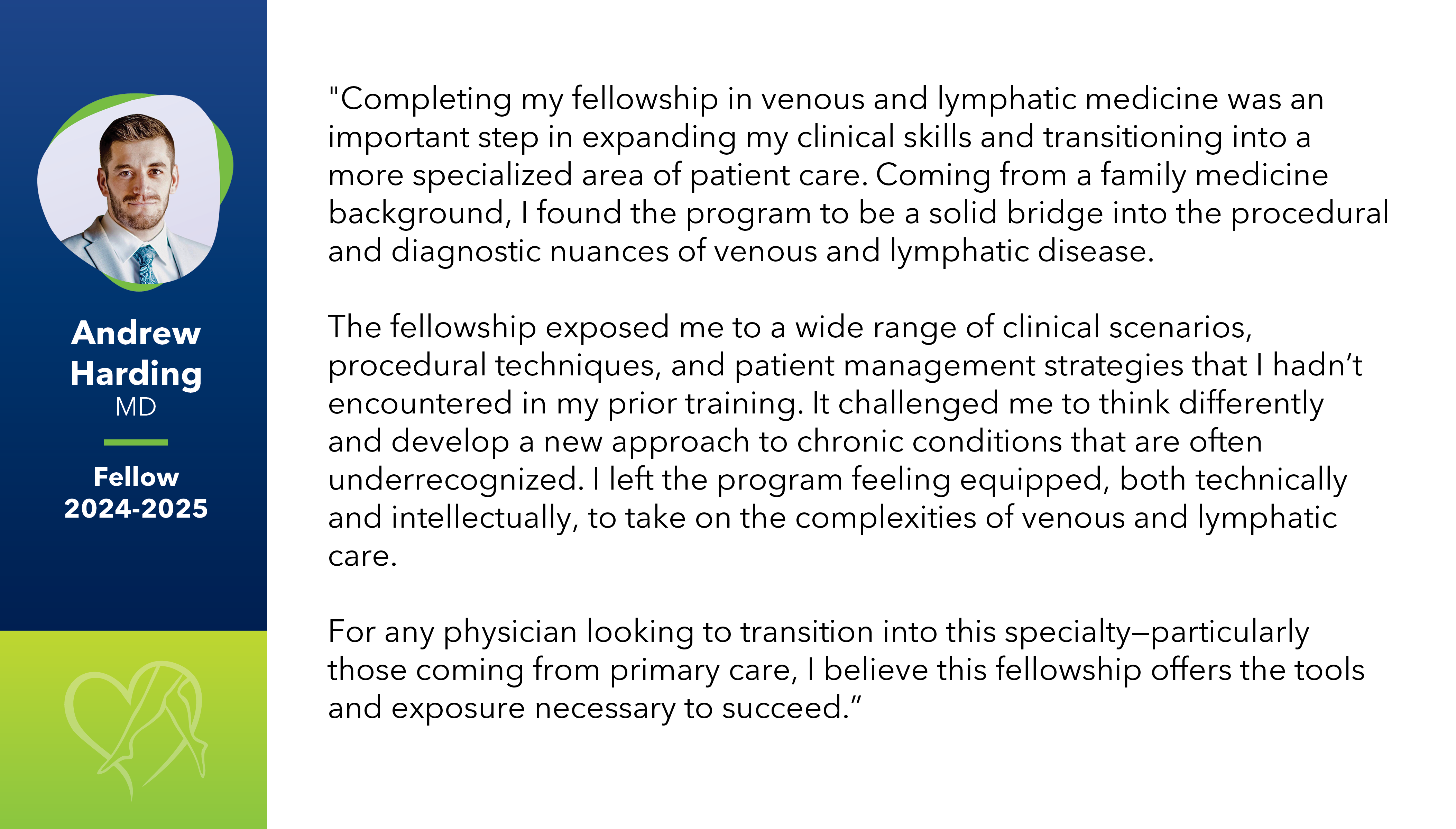 Fellow Testimonial Andrew Harding