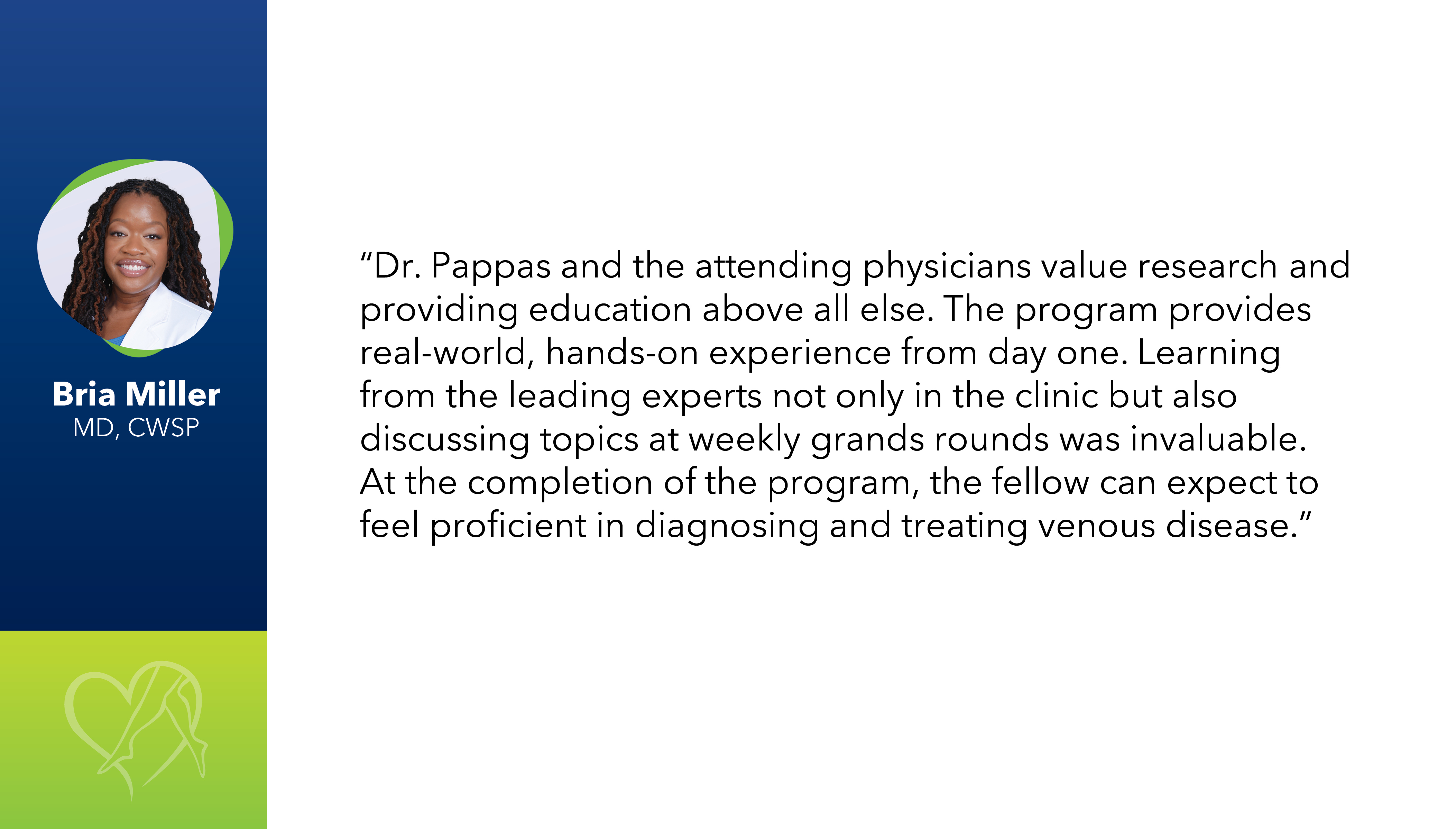 Fellow Testimonial Bria Miller