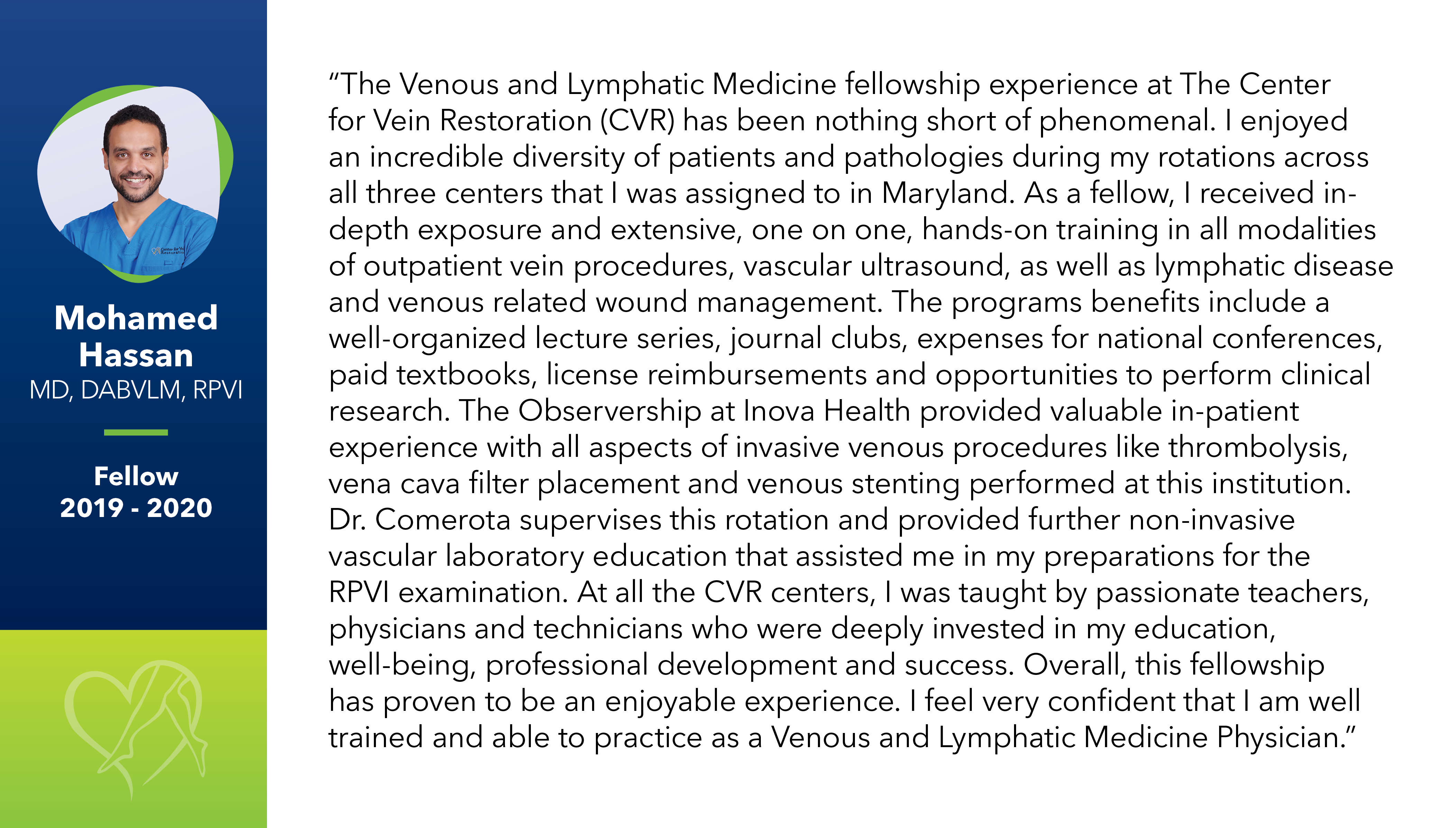 Fellow Testimonial Mohammed Hassan