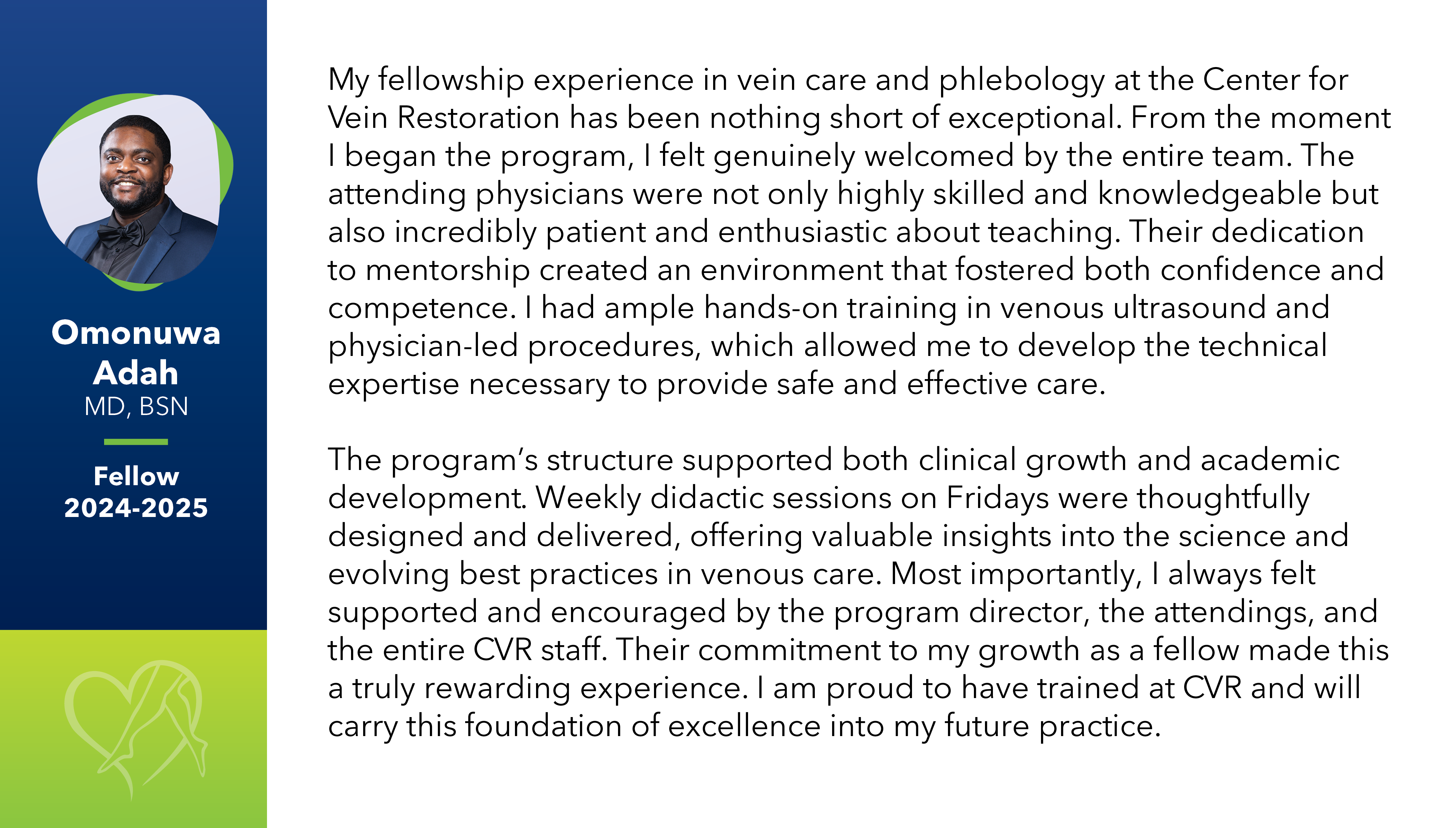 Fellow Testimonial Omonuwa Adah