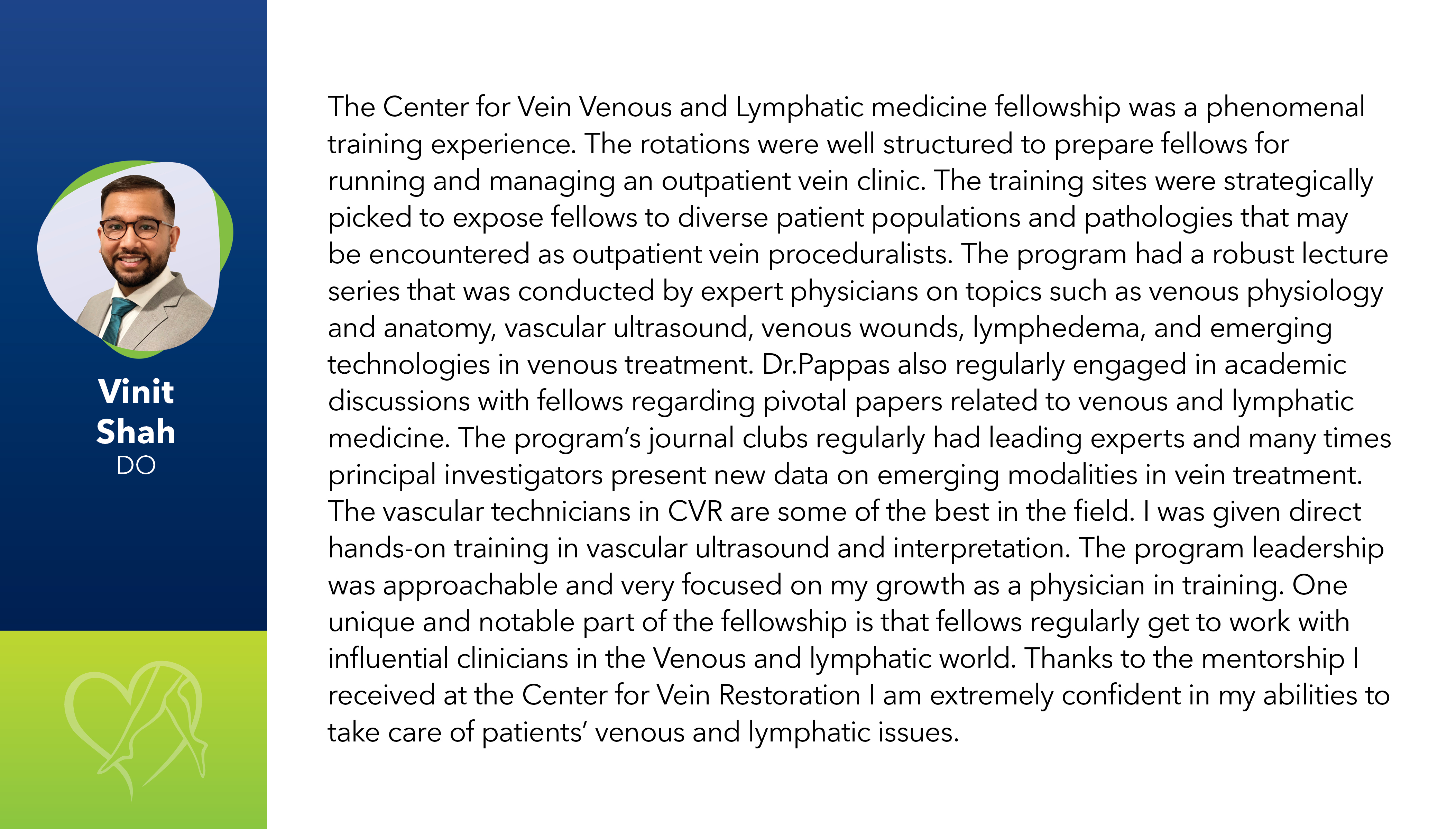 Fellow Testimonial Vinit Shah