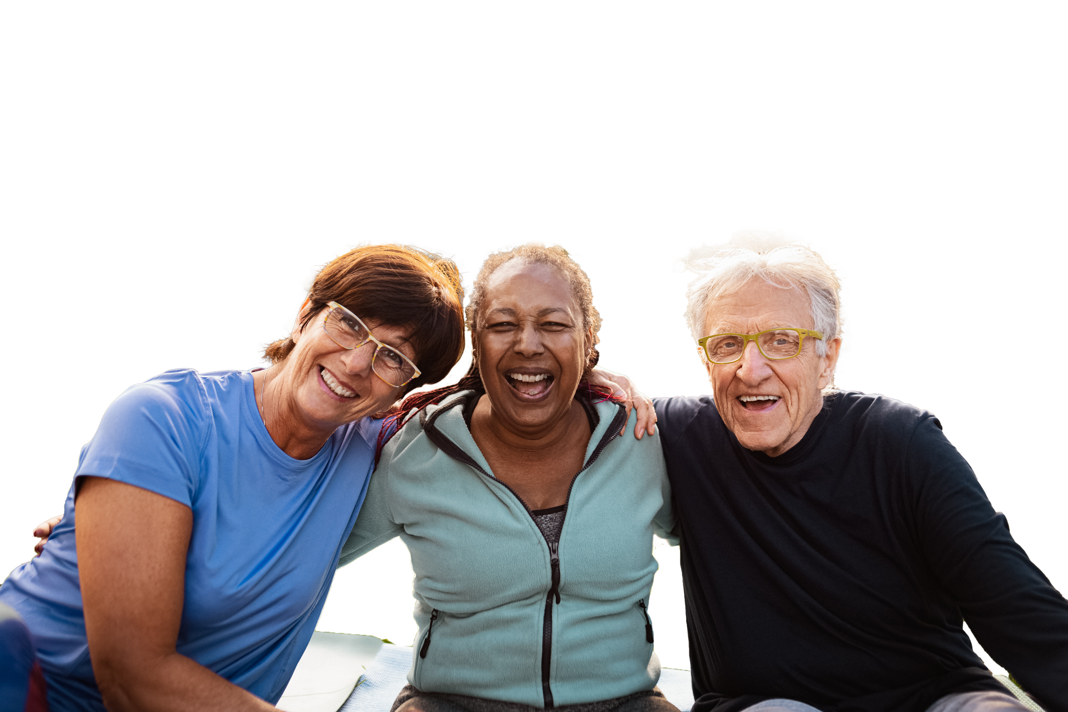 Friends Happy Outside No Background