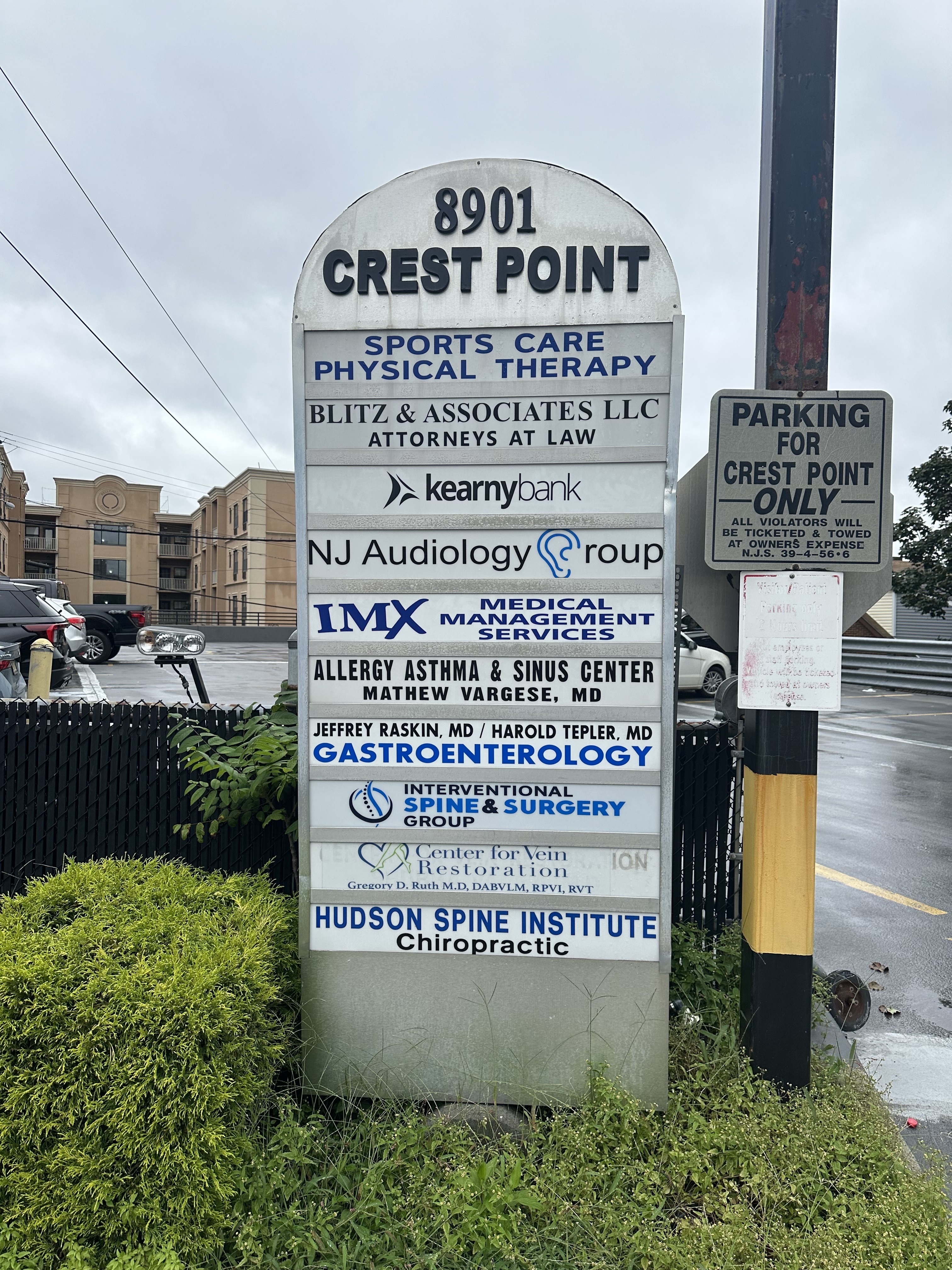 Foto de la dirección del Center for Vein Restoration en North Bergen, Nueva Jersey.