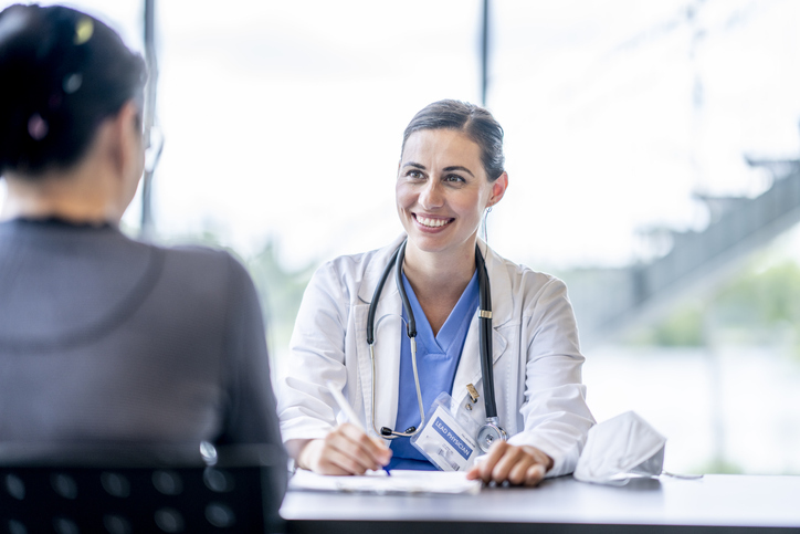 Female Doctor discussing treatment plan