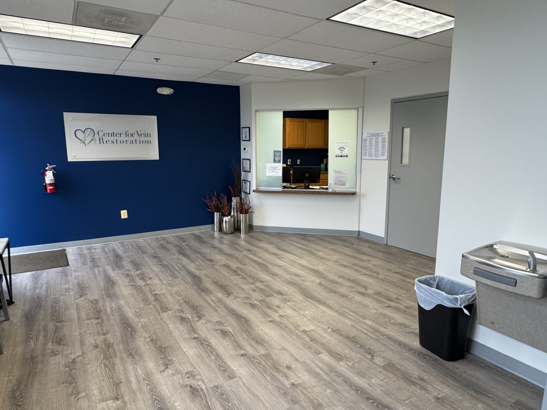 Foto del exterior del Center for Vein Restoration en Frederick, Maryland.