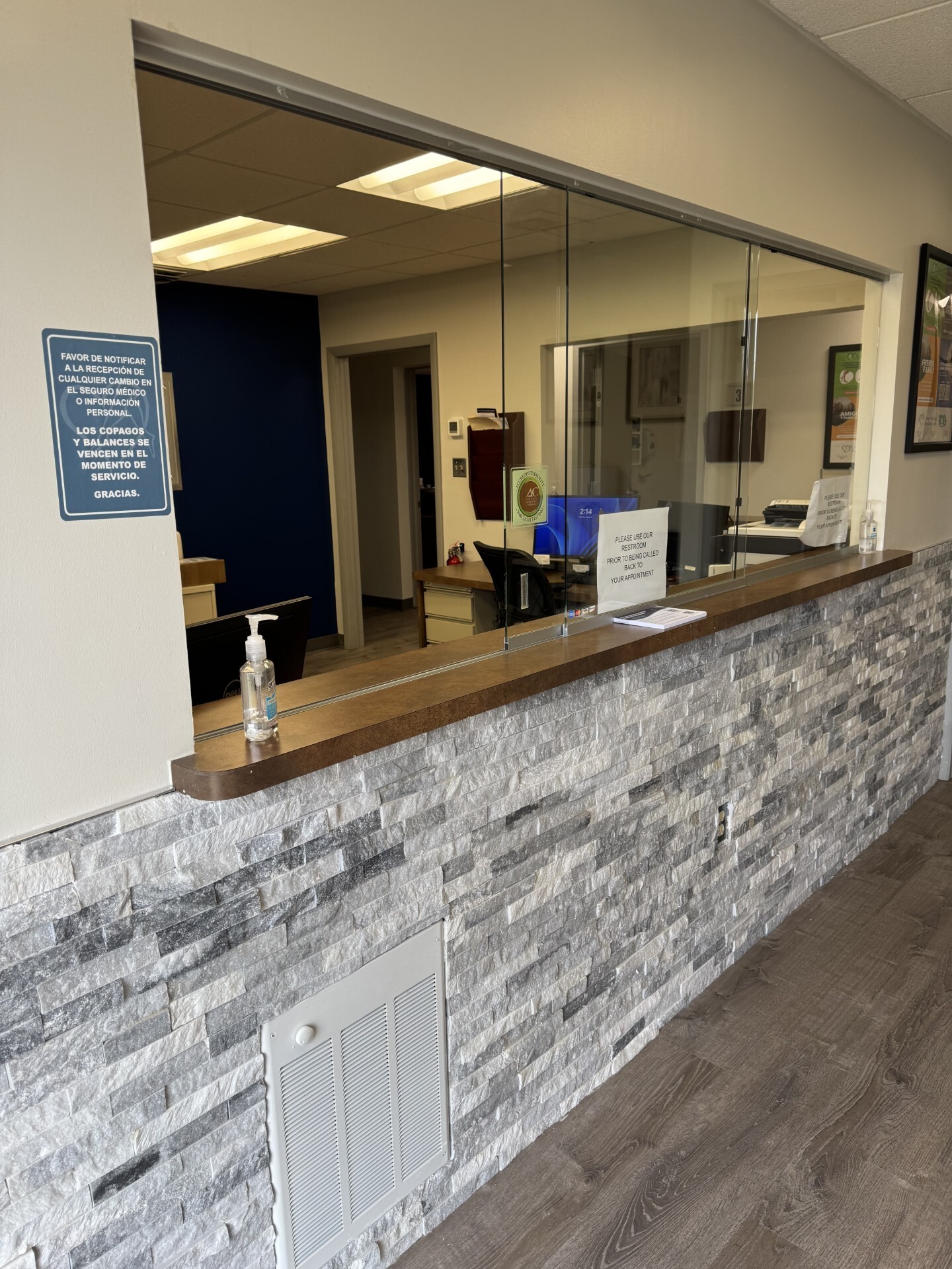 Front desk Photo of the Center for Vein Restoration in Hagerstown, Maryland