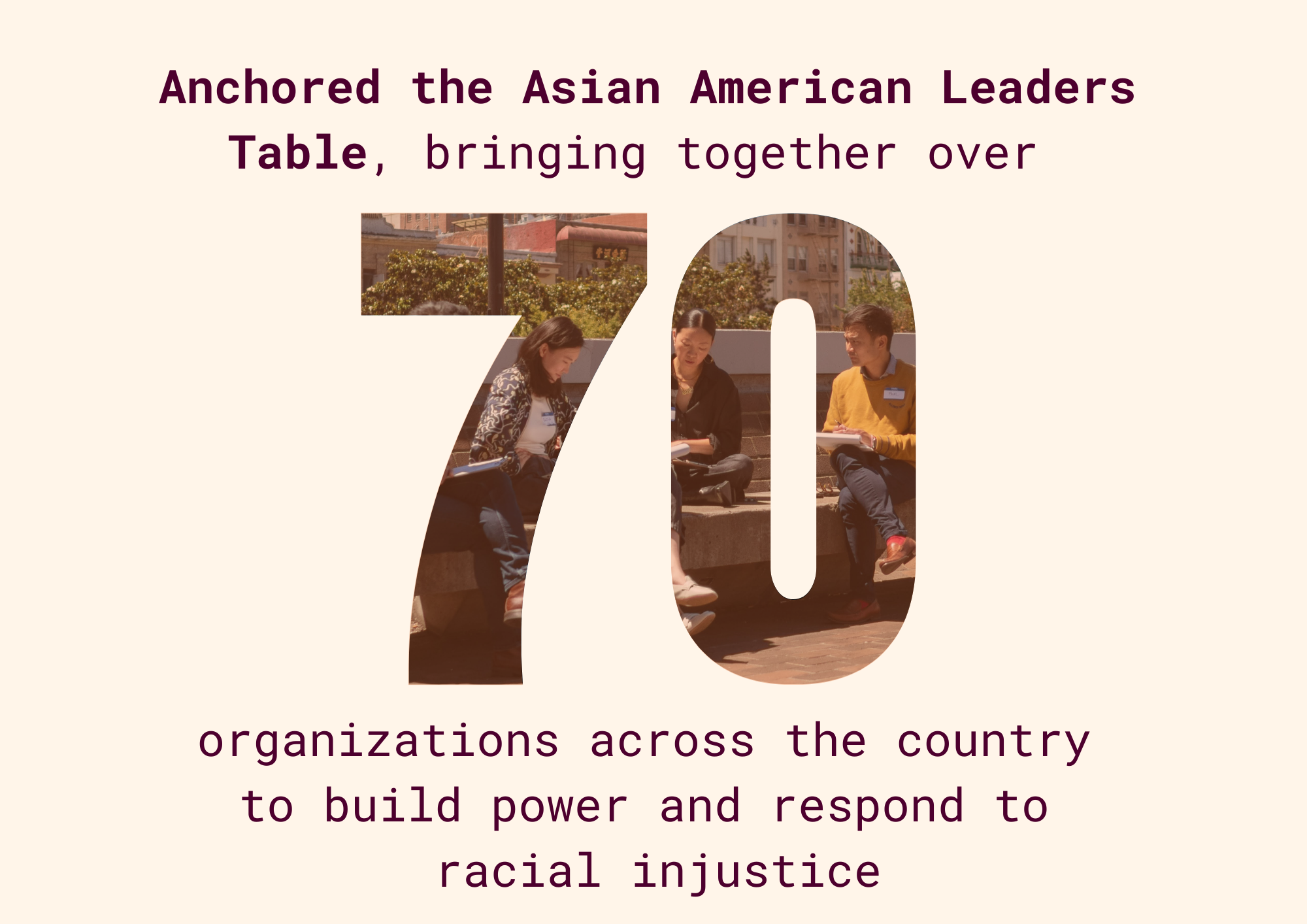 ALC anchored the Asian American Leaders Table, bringing together over 70 organizations across the country to build power and respond to racial injustice.