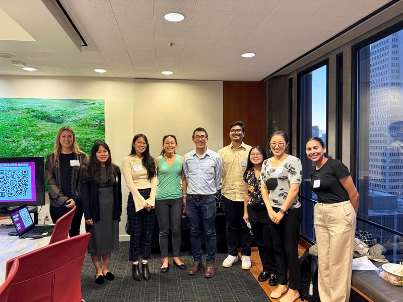 The Asian Law Caucus Criminal Justice Reform team gathered with attorneys from the Asian American Bar Association of the Greater Bay Area to introduce the legal clinic.
