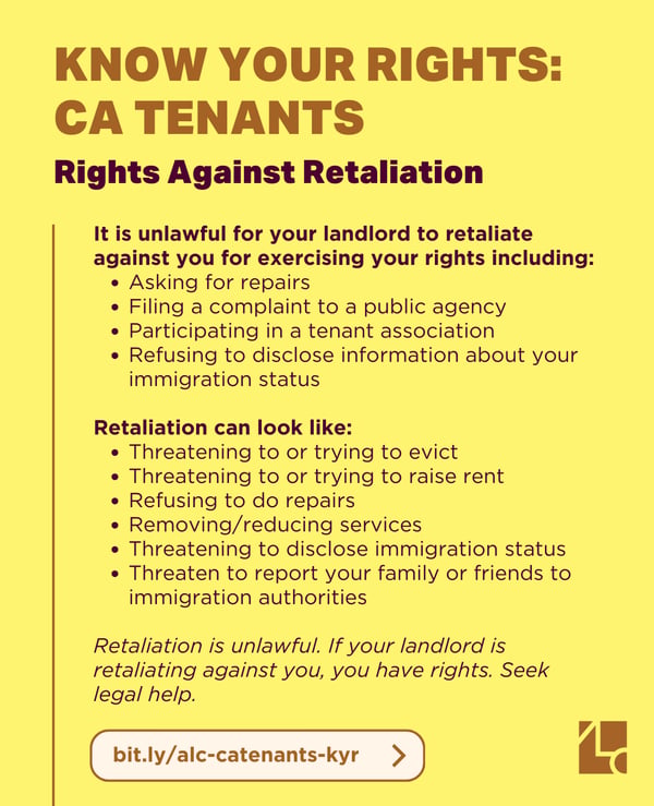 Printable California Renters Rights California Immigrant Tenants’ Rights | Asian Law Caucus