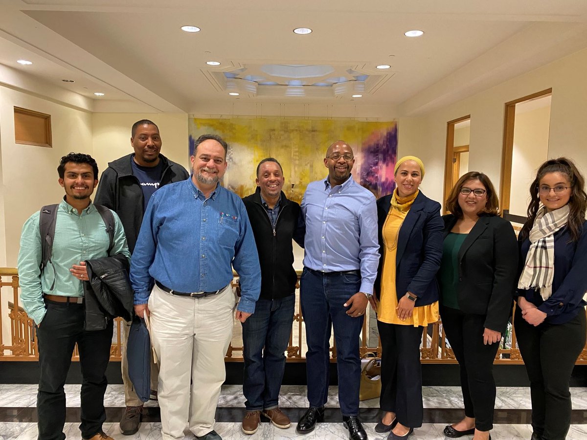 8 Community leaders and members of Alameda county meet at a state official's office to advocate for an end to the JTTF.