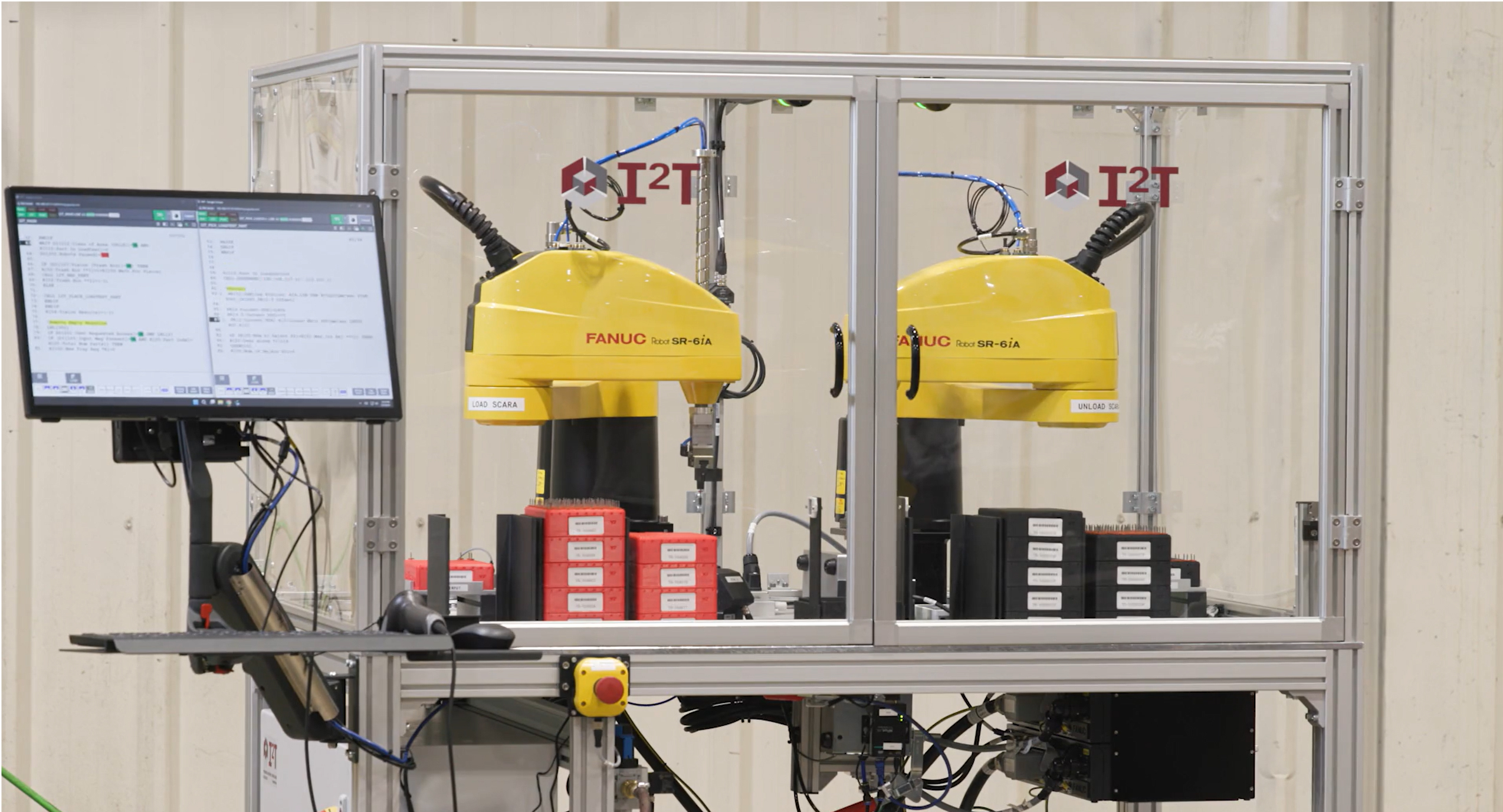 I2 T SCARA Inspection Cell