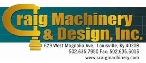 Craig Machinery & Design Inc.