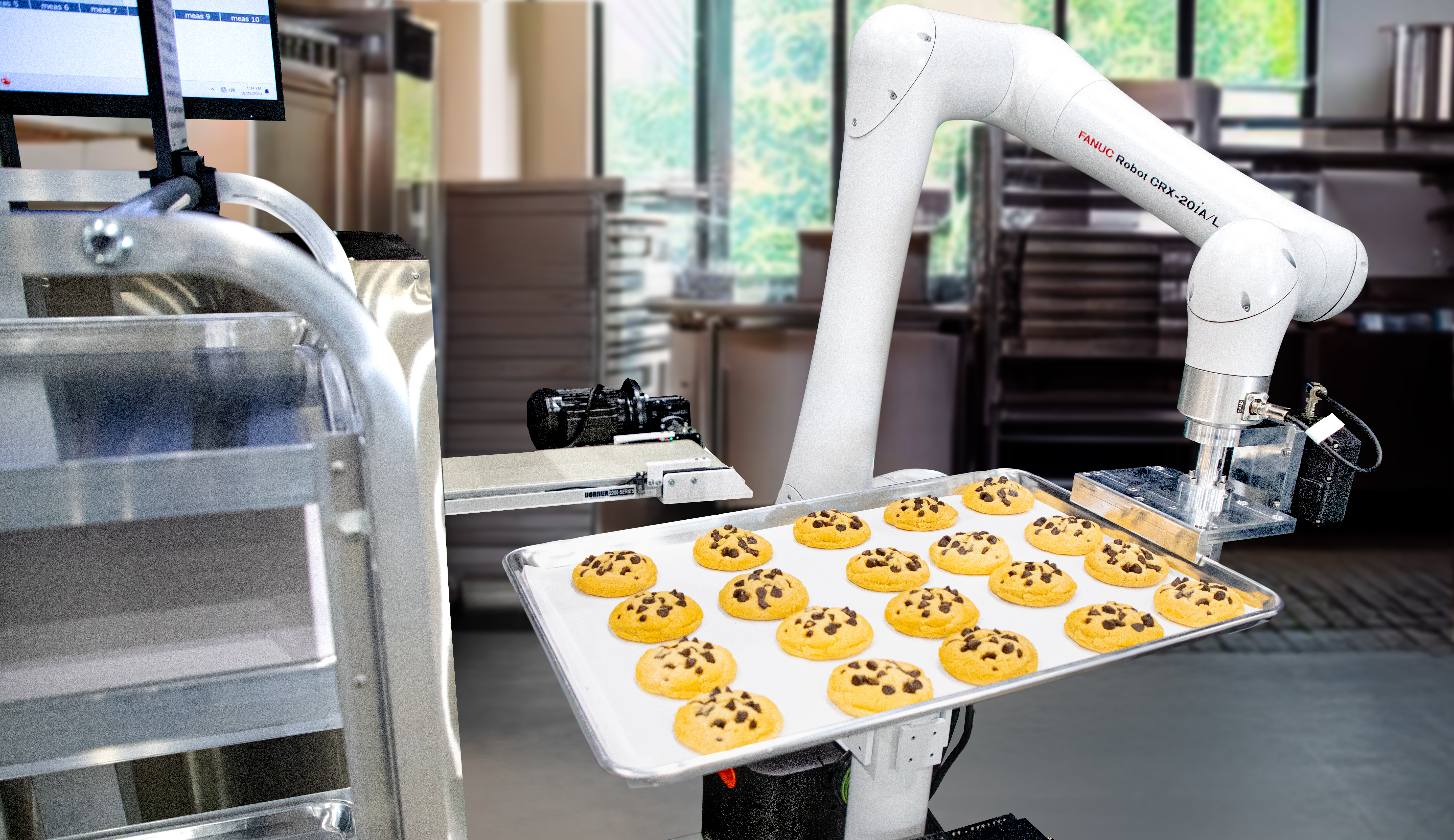 CRX 20i A L Food Grade Loading and Unloading Cookie Trays 1