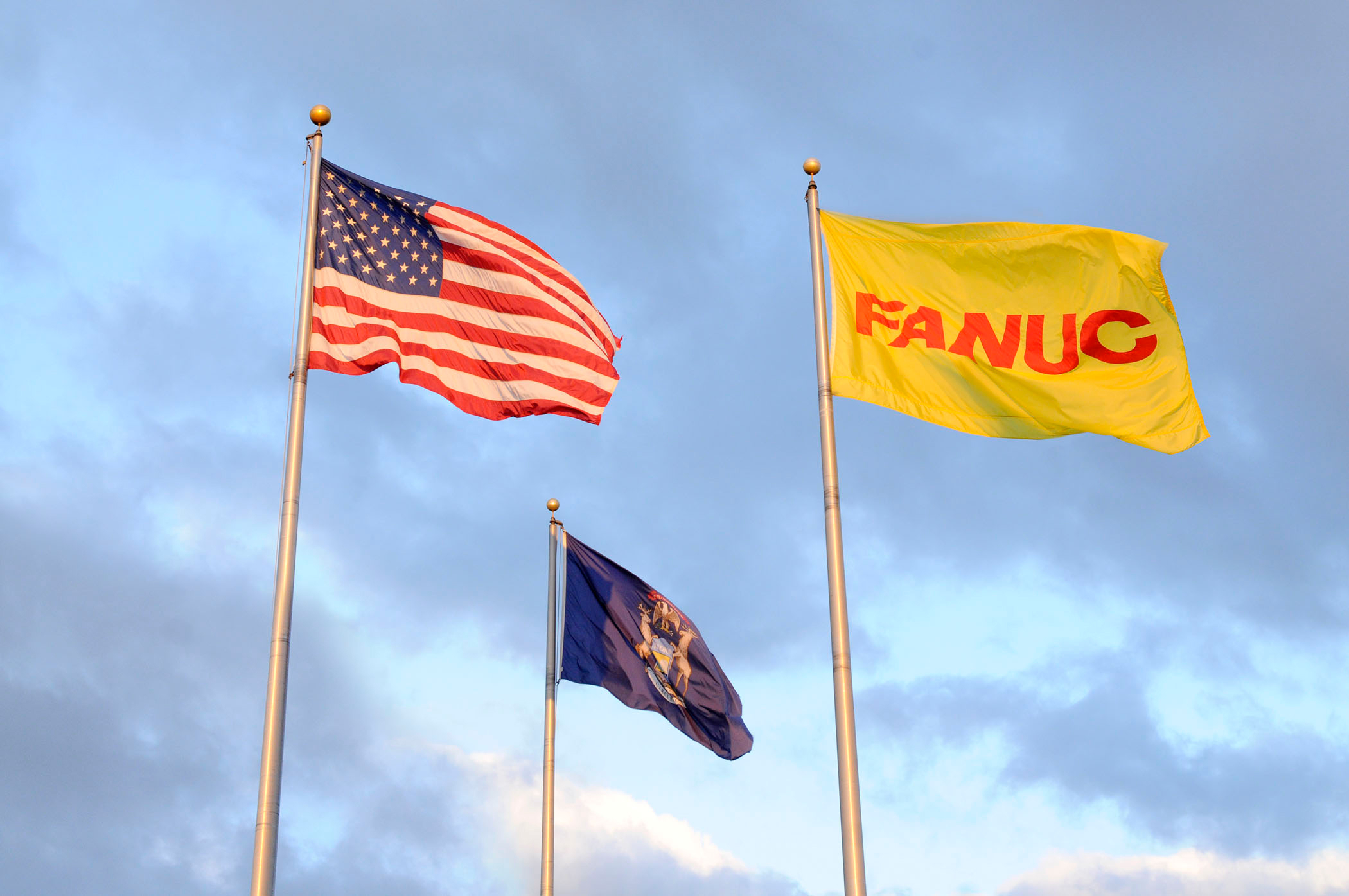 FANUC US HQ Flags