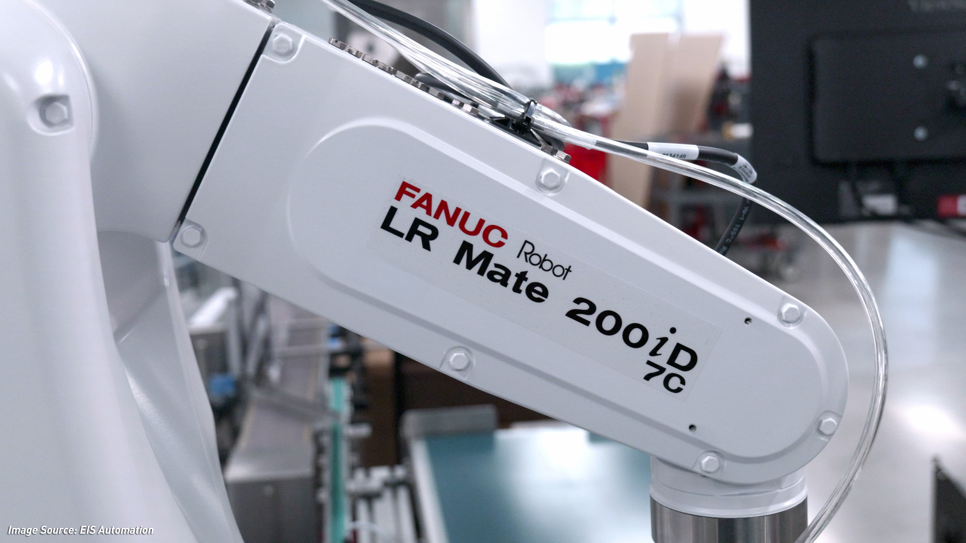 LR Mate200i D 7 C IP69 K Nameplate Closeup EIS Automation