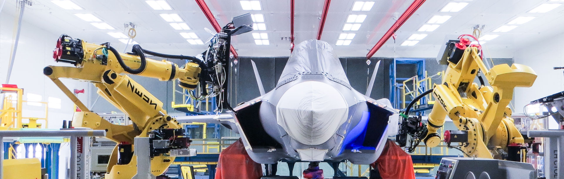 M 2000 Robots Welding Airplane