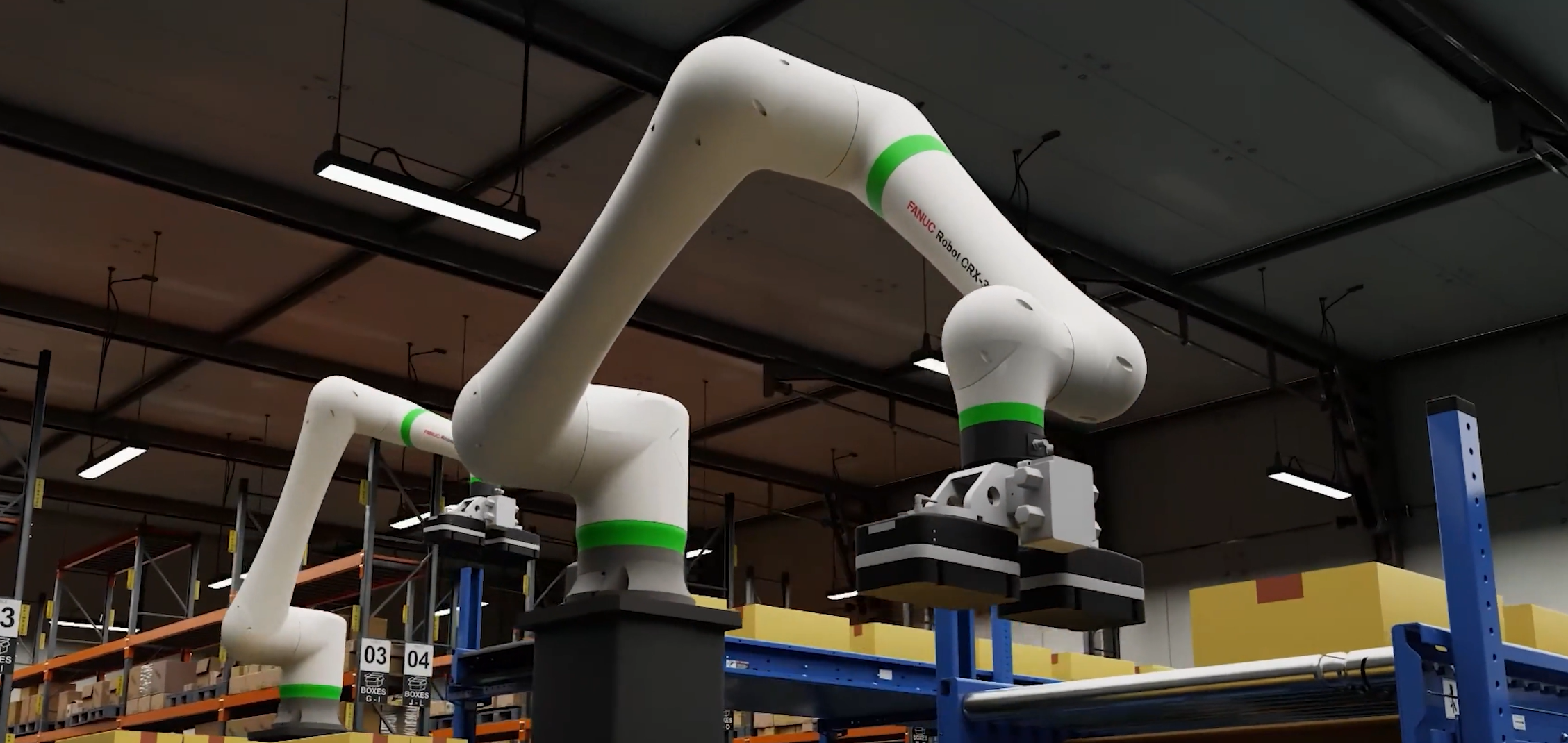 NVIDIA Omniverse Palletizing Simulation