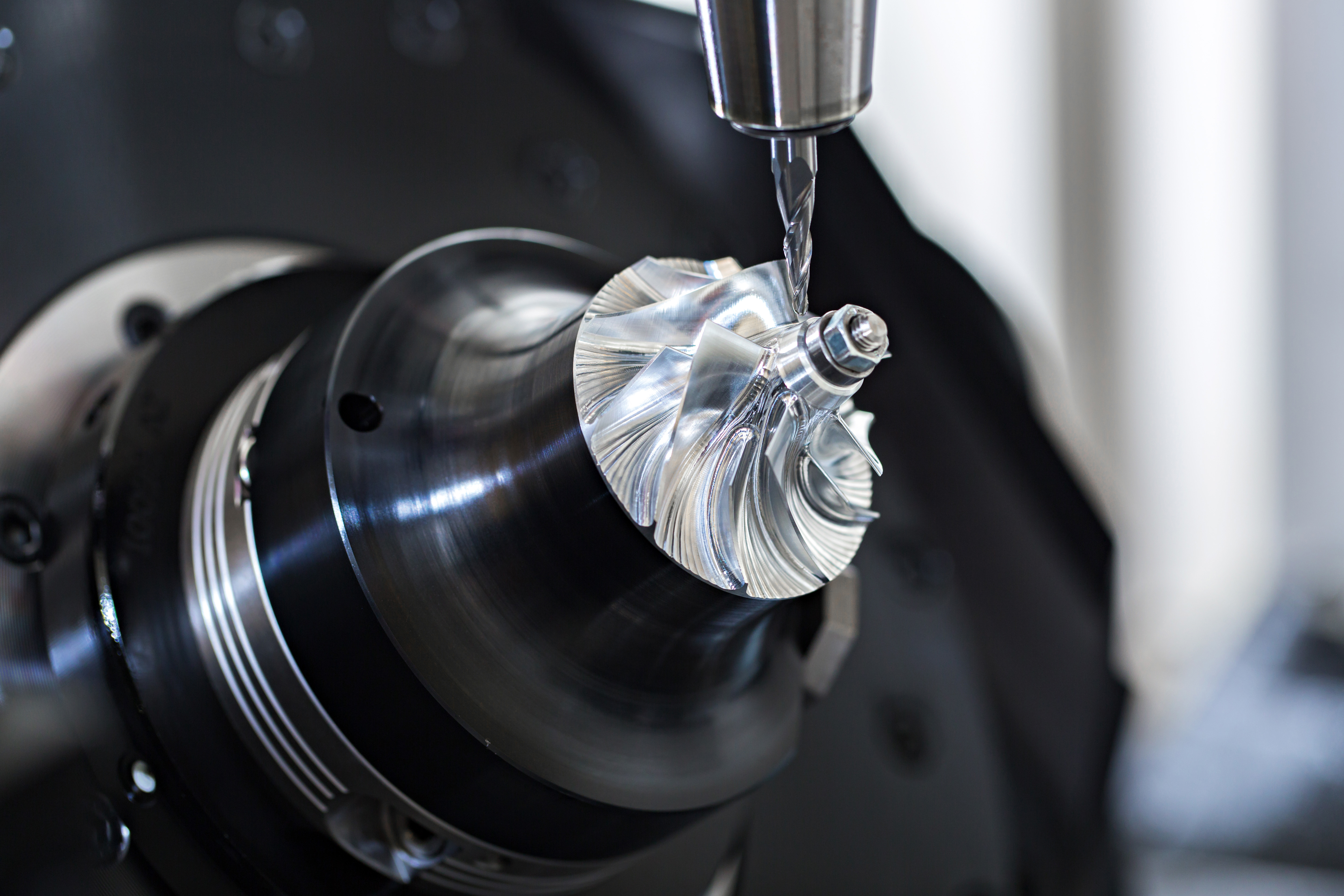 ROBODRILL 5 Axis Machining Close up