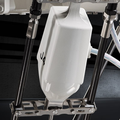 Delta robot protection chasis banner