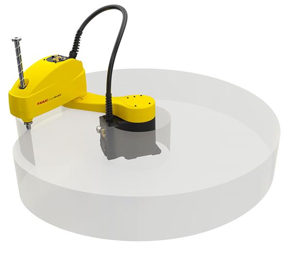Fanuc scara work envelope