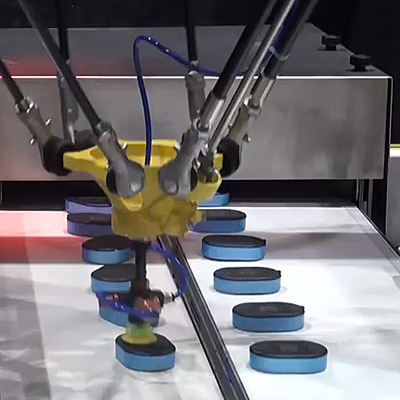 M 2 delta robot sponge picking banner