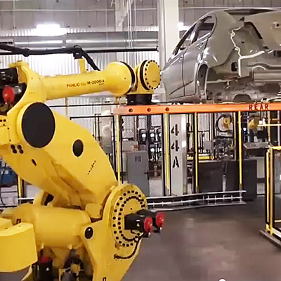 M2000ia robot car body banner part1