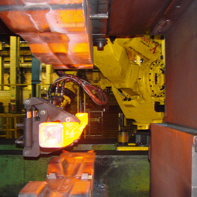 M900ia robot forge welding banner