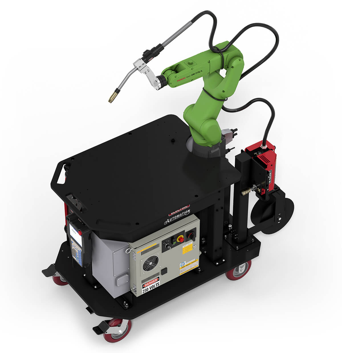 Mobile arc welding cobot
