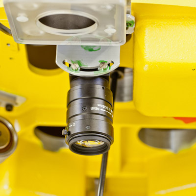 Optical vision handling robot banner