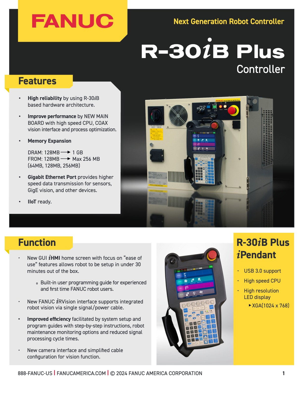 R-30iB Plus Controller Product Info