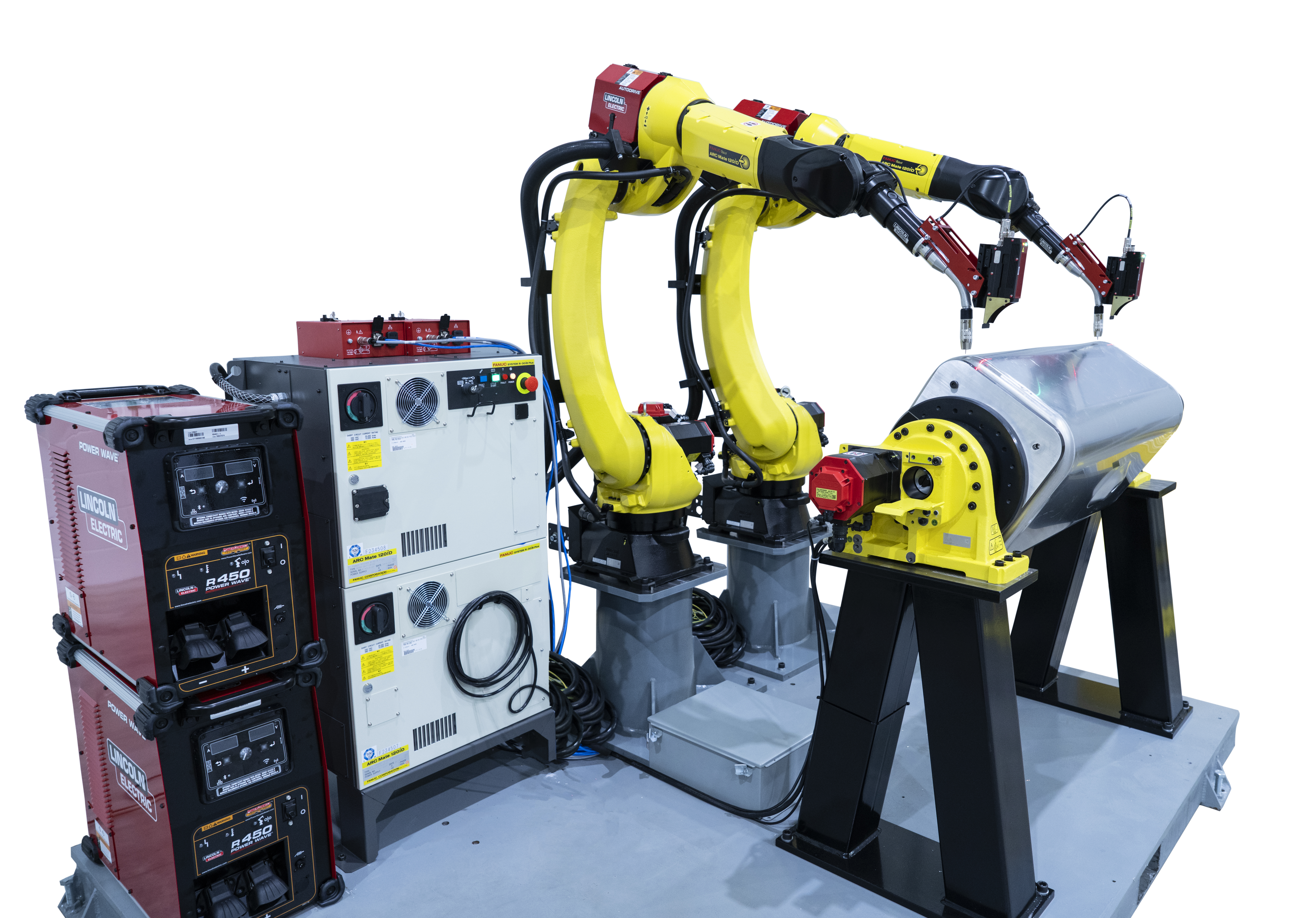 FANUC Dual ARC Mate 120i D laser seam tracking