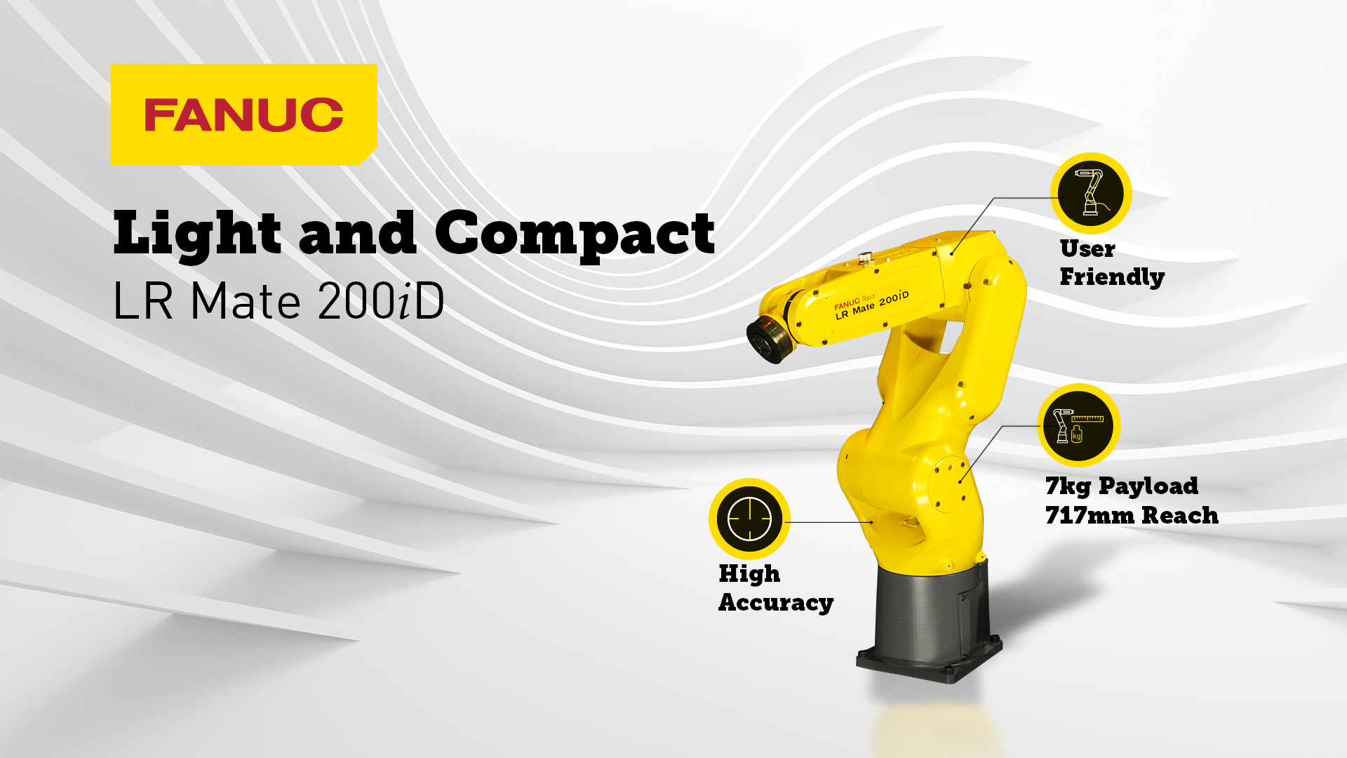 LR Mate200i D Robot Card Light and Compact