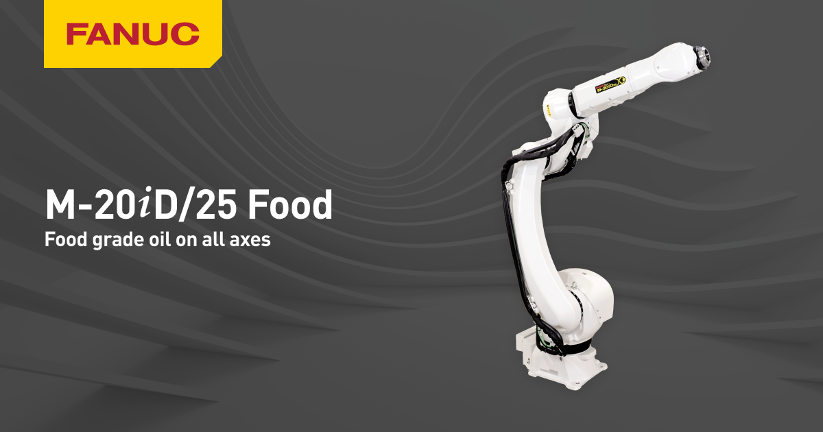 FANUC M-20iD/25-FOOD robot for automation integration