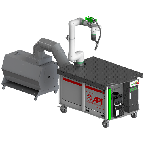MOD CUT Cart with Fume Extractor 500x500
