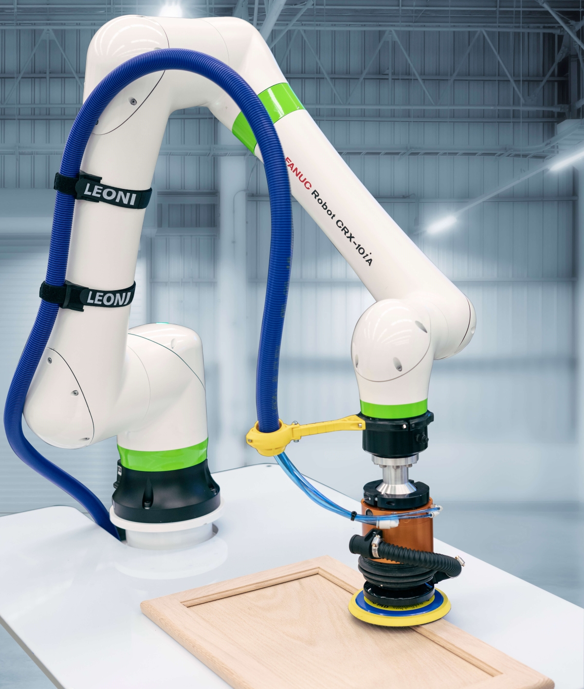 Crx 10ia sanding cabinet door resize