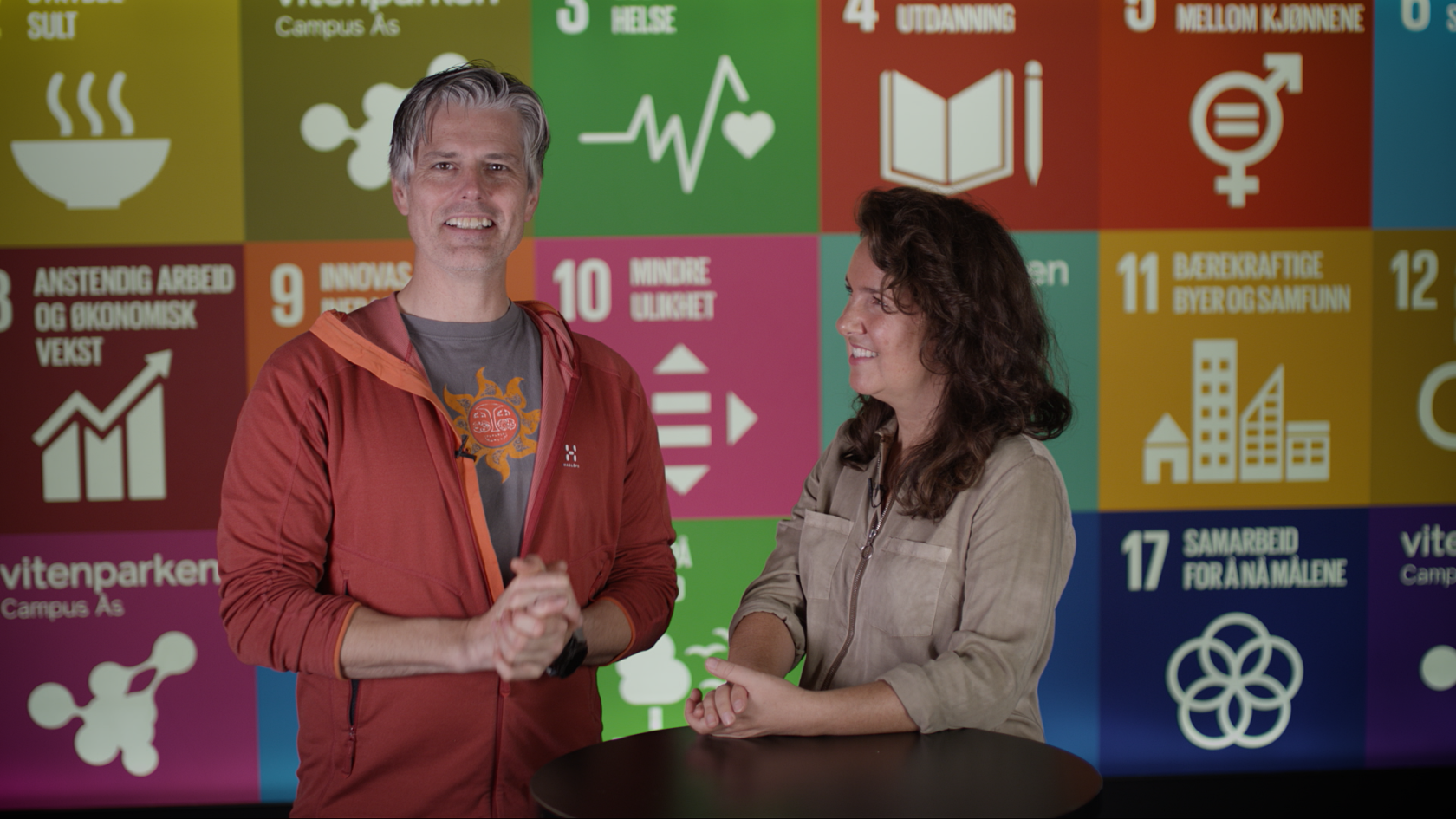 Bilde av Håvard Tjora og Fredrikke Friis Bertheussen.