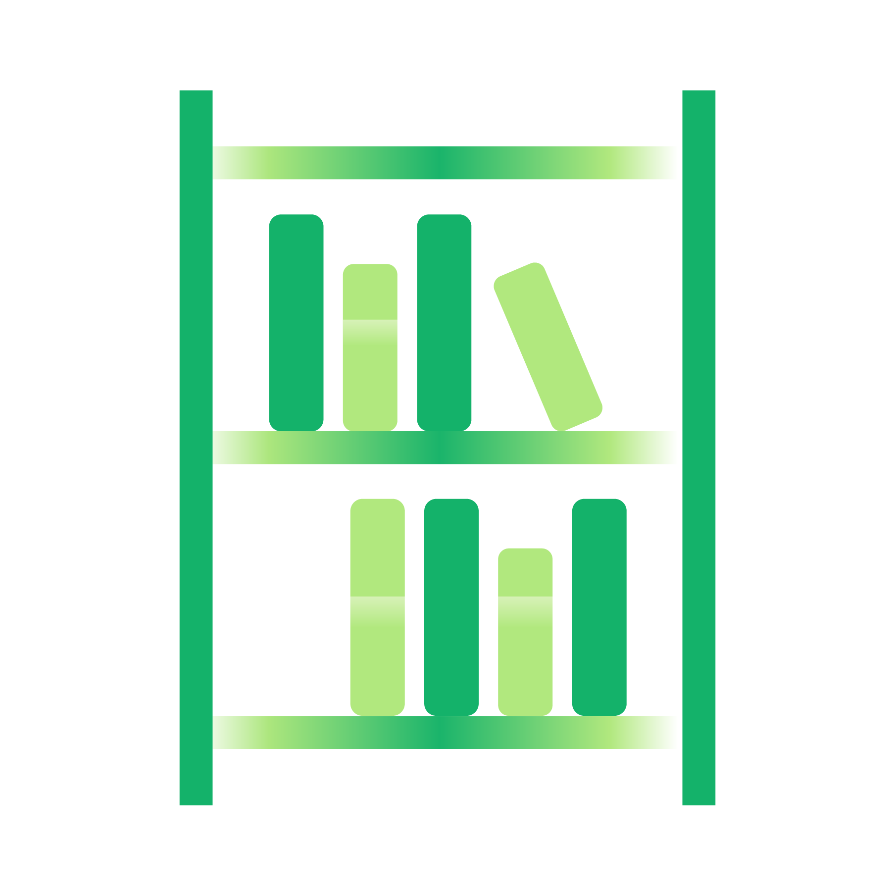 Glass Bottle Icons D4 Library and Snug Spaces Green