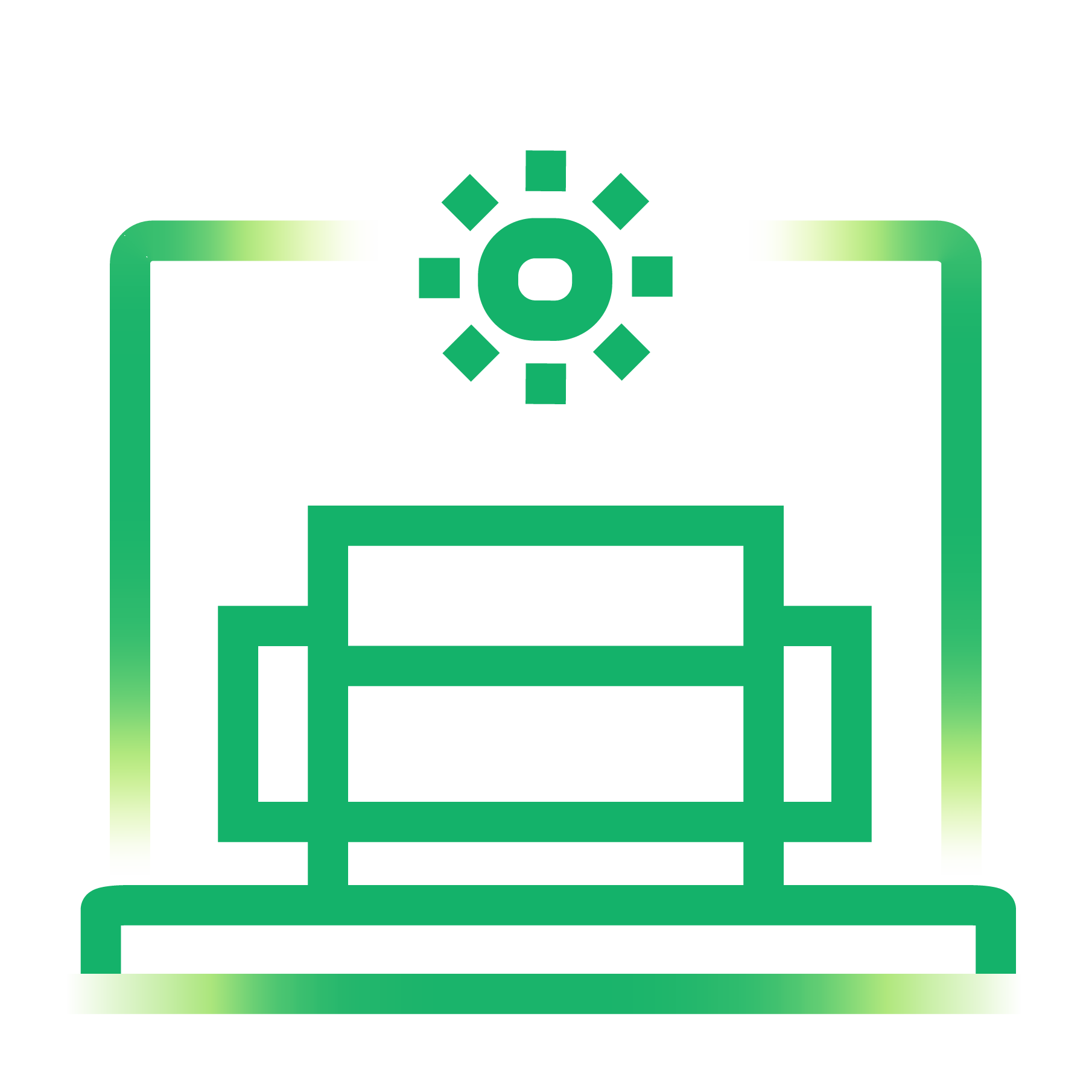 Glass Bottle Icons D4 Sky Lounge Green