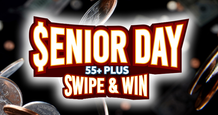 senior day swipe & win promotion