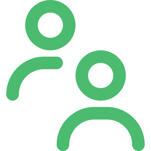 Green geometric shapes on black background: circle with hole, curved line, circle with hole, curved arc below.