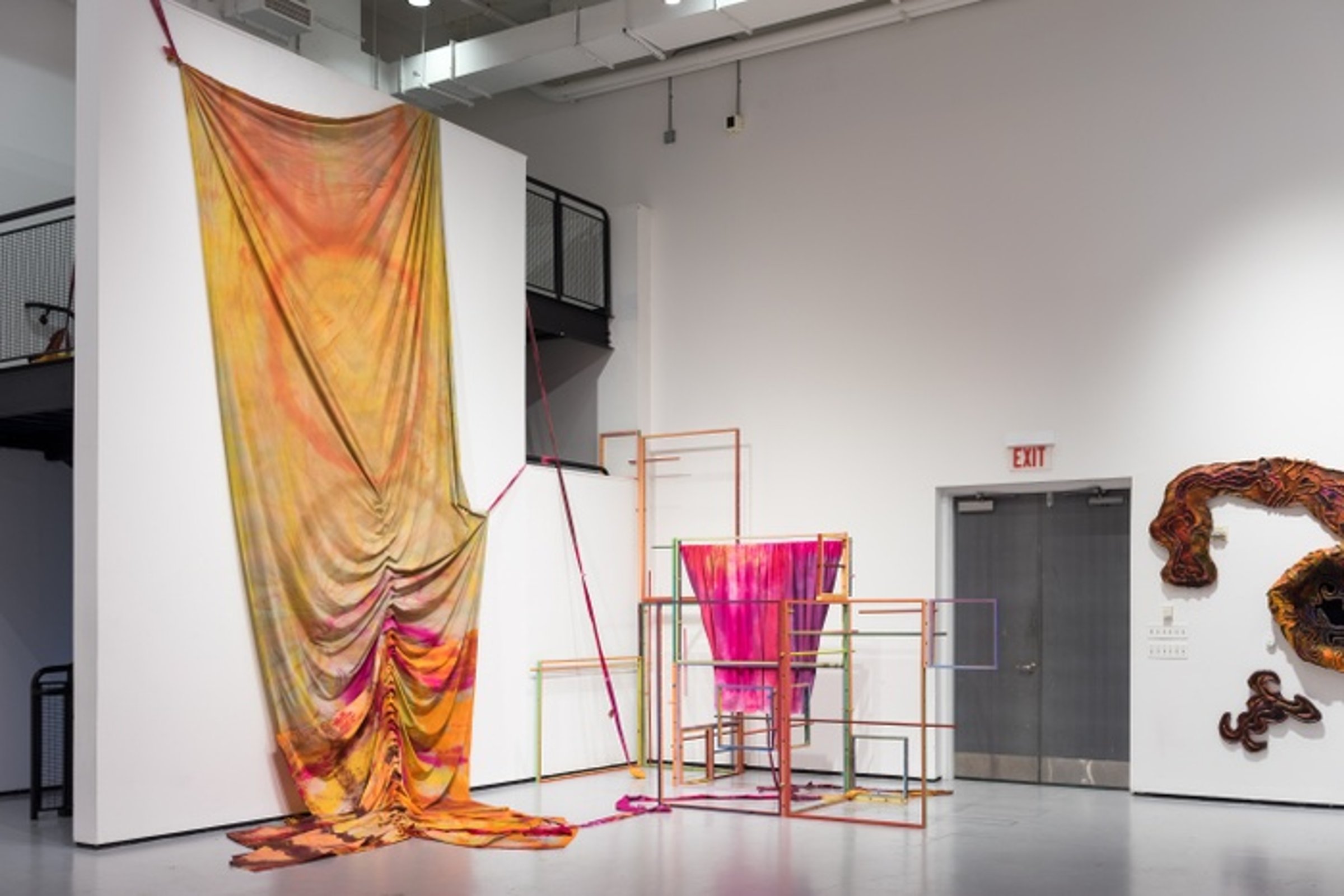 Installation image of Again, Always, Part 1: Painting/Printmaking MFA Thesis Show Group 1