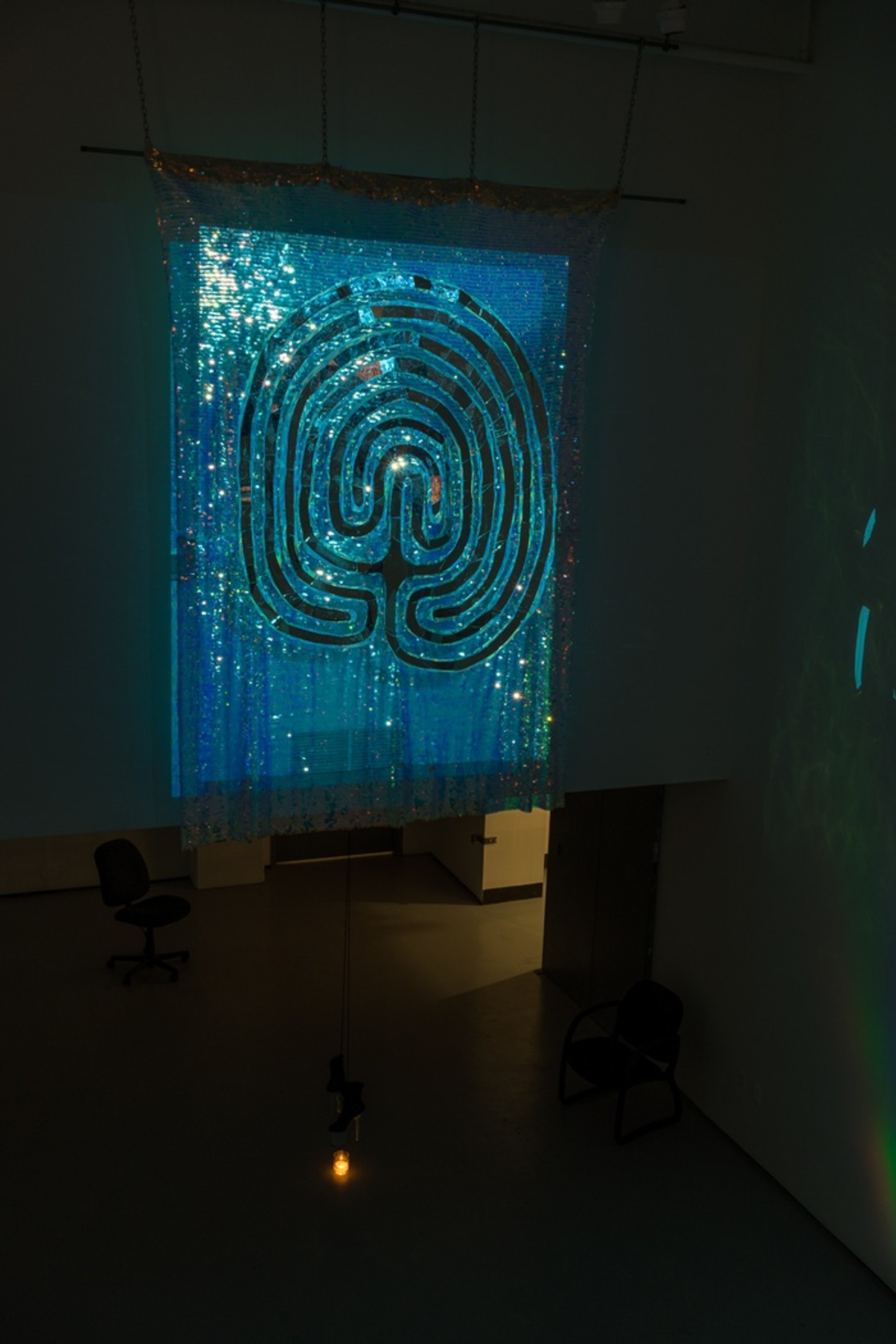 Installation image of Again, Always, Part 1: Painting/Printmaking MFA Thesis Show Group 1