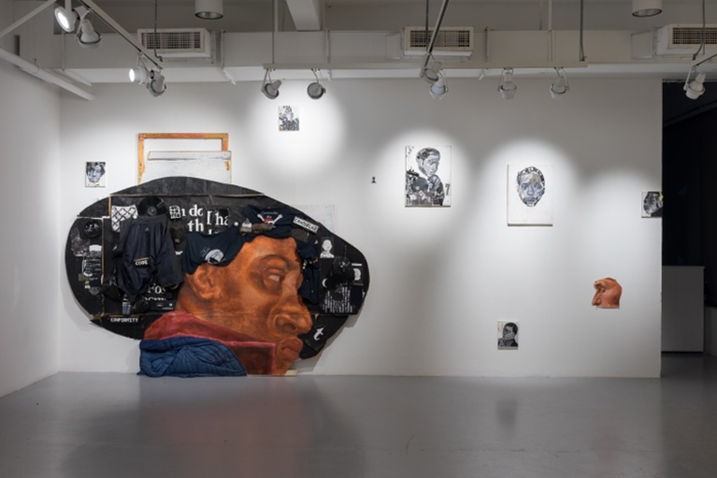 Installation image of Again, Always, Part 1: Painting/Printmaking MFA Thesis Show Group 1