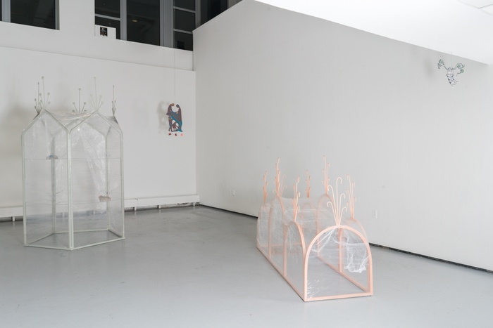 Installation image of Ripe at Dawn Part 1: Sculpture MFA Thesis Show Group 1