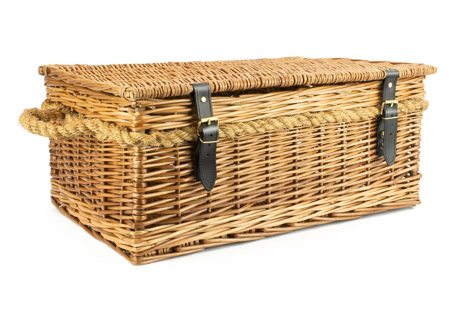 Rope handle hamper