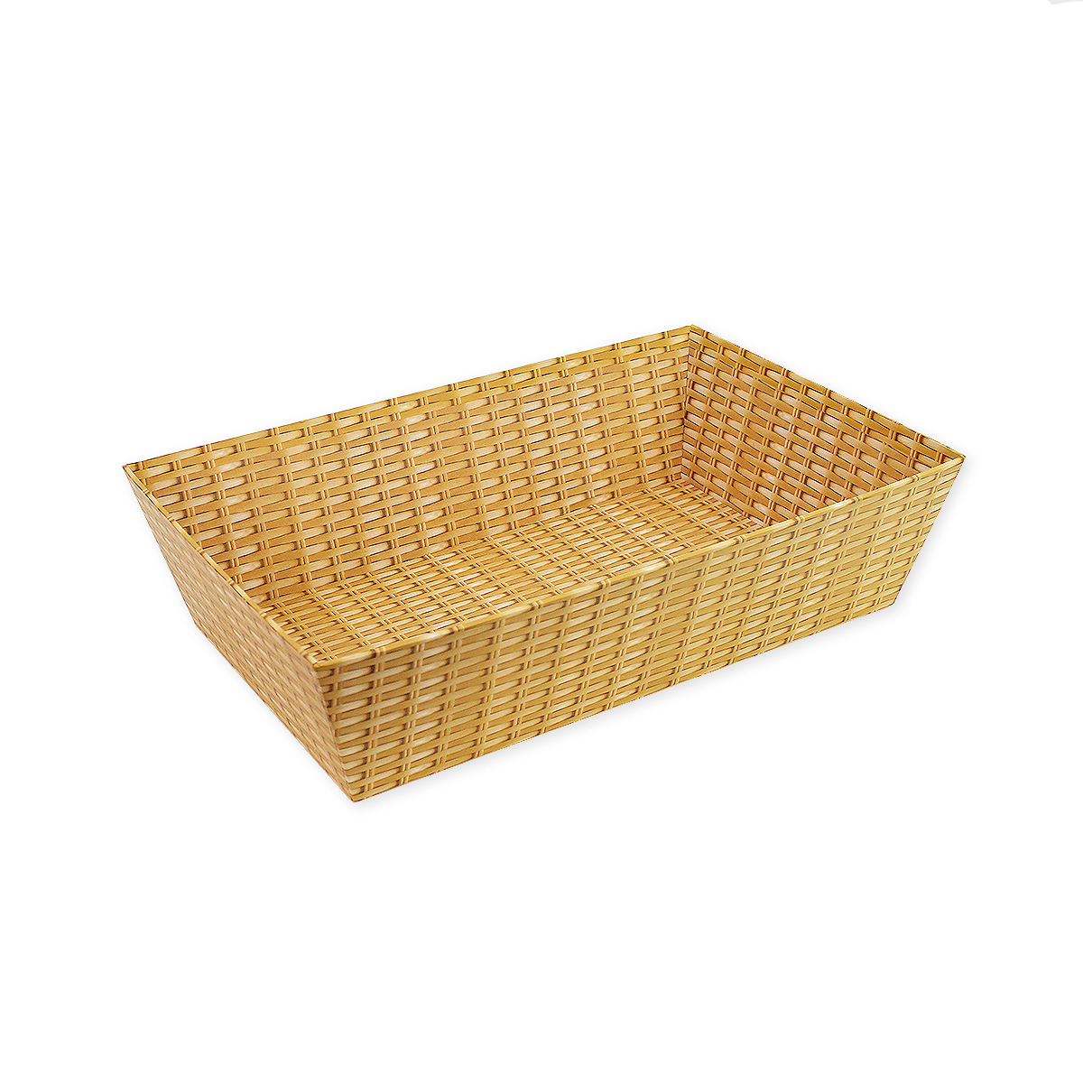 Medium Card Tray - Wicker Print