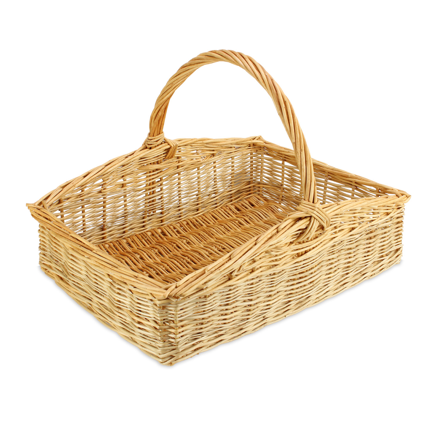 English Wicker Bread Basket