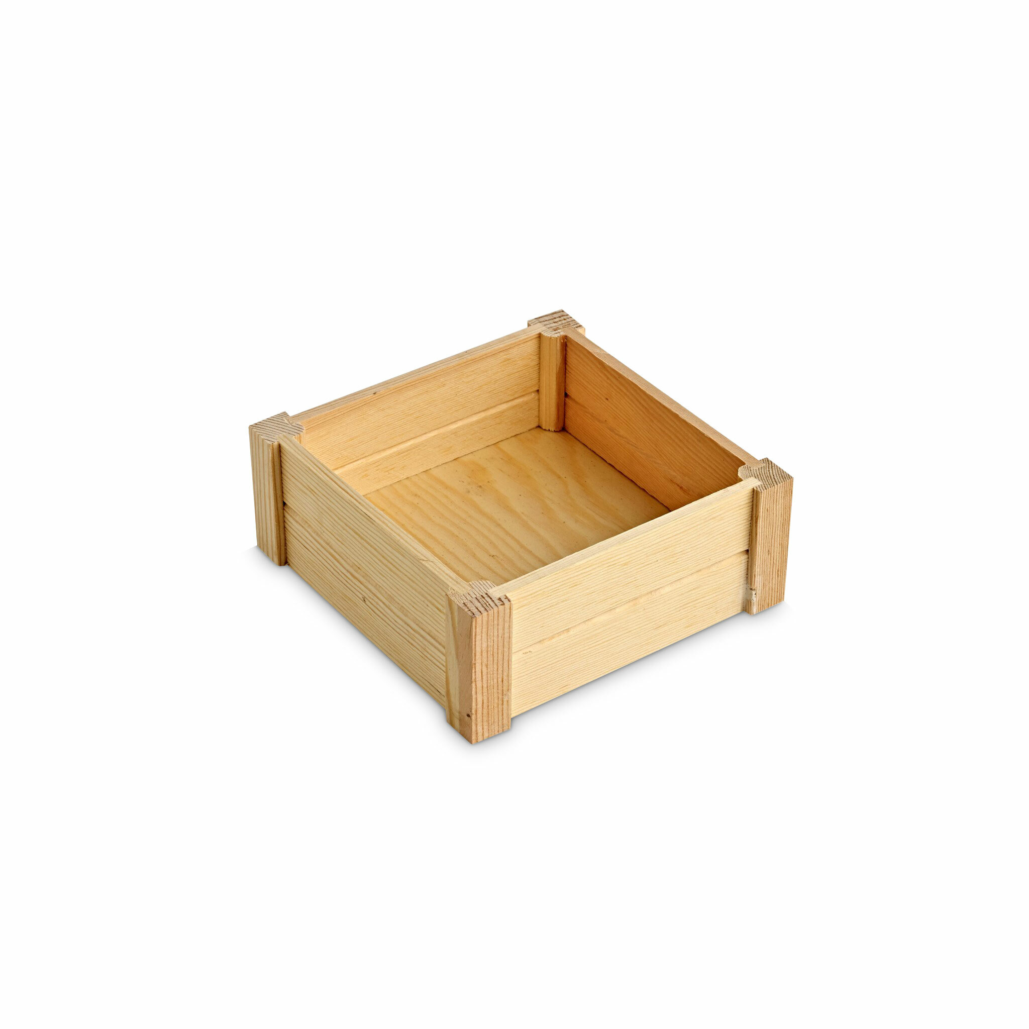 Square Wooden Crate