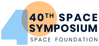 40th space symposium logo stacked black